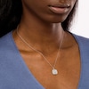 Thumbnail Image 2 of Previously Owned - 1/2 CT. T.W. Cushion-Shaped Multi-Diamond Frame Pendant in 10K White Gold