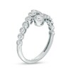 Thumbnail Image 2 of Previously Owned - Marilyn Monroe™ Collection 1/2 CT. T.W. Journey Diamond Bypass Ring in 10K White Gold