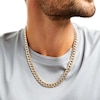 Thumbnail Image 3 of Previously Owned - Oro Diamante™ Diamond-Cut 4.5mm Cuban Curb Chain Necklace in Hollow 14K Two-Tone Gold
