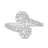 Thumbnail Image 4 of Previously Owned - 1 CT. T.W.  Lab-Grown Diamond Bypass Ring in 14K White Gold (F/SI2)