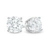 Thumbnail Image 1 of Previously Owned - 2 CT. T.W.  Lab-Grown Diamond Solitaire Stud Earrings in 14K White Gold (F/SI2)
