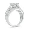 Thumbnail Image 3 of Previously Owned - 1-1/2 CT. T.W. Marquise Multi-Diamond Triple Row Engagement Ring in 10K White Gold