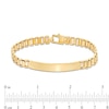 Thumbnail Image 3 of Previously Owned - Railroad Link ID Bracelet in Hollow 10K Gold – 8.5"