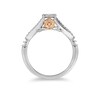 Thumbnail Image 3 of Previously Owned - Enchanted Disney Belle 1/5 CT. T.W. Diamond Frame Promise Ring in 10K Two-Tone Gold