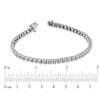 Thumbnail Image 2 of Previously Owned - 1-1/2 CT. T.W. Diamond Bar Bracelet in 10K White Gold - 7.25"