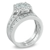 Thumbnail Image 1 of Previously Owned - 1-1/2 CT. T.W. Multi-Diamond Bridal Set in 14K White Gold