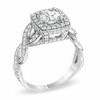 Thumbnail Image 2 of Previously Owned - 1-1/2 CT. T.W. Diamond Twist Engagement Ring in 14K White Gold