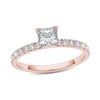 Thumbnail Image 1 of Previously Owned - 1 CT. T.W. Princess-Cut Diamond Engagement Ring in 14K Rose Gold