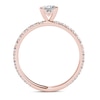 Thumbnail Image 3 of Previously Owned - 1 CT. T.W. Princess-Cut Diamond Engagement Ring in 14K Rose Gold