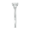 Thumbnail Image 4 of Previously Owned - 1 CT. T.W. Composite Diamond Oval Three Stone Engagement Ring in 14K White Gold