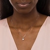 Thumbnail Image 2 of Previously Owned - 1 CT. T.W. Diamond Solitaire Pendant in 14K White Gold (J/I3)