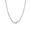 Thumbnail Image 1 of Previously Owned - 4 CT. T.W. Diamond Graduate Riviera Necklace in 10K White Gold – 17"