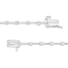 Thumbnail Image 3 of Previously Owned - 1 CT. T.W. Diamond Alternating Line Bracelet in 10K White Gold