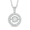Thumbnail Image 1 of Previously Owned - 3/4 CT. T.W. Diamond Frame Pendant in 14K White Gold