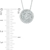 Thumbnail Image 2 of Previously Owned - 1/2 CT. T.W. Diamond Swirl Pendant in 14K White Gold