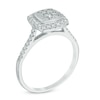 Thumbnail Image 2 of Previously Owned - 1/2 CT. T.W. Multi-Diamond Cushion Frame Engagement Ring in 10K White Gold