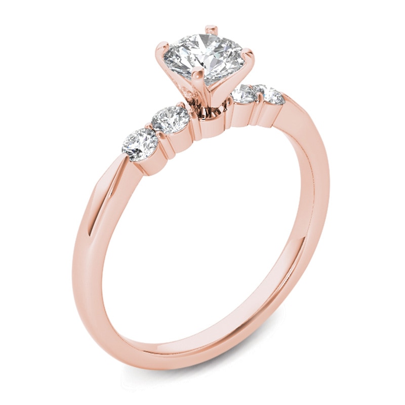 Main Image 2 of Previously Owned - 1/2 CT. T.W. Diamond Engagement Ring in 14K Rose Gold