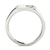 Thumbnail Image 3 of Previously Owned - Men's 1/5 CT. T.W. Composite Diamond Square Signet Ring in 14K White Gold