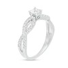 Thumbnail Image 3 of Previously Owned - 1/2 CT. T.W. Princess-Cut Diamond Infinity Twist Shank Engagement Ring in 10K White Gold