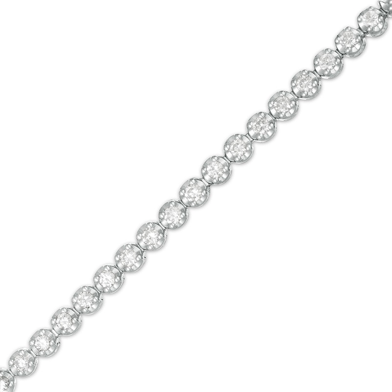 Main Image 1 of Previously Owned - Marilyn Monroe™ Collection 2 CT. T.W. Diamond Tennis Bracelet in 10K White Gold