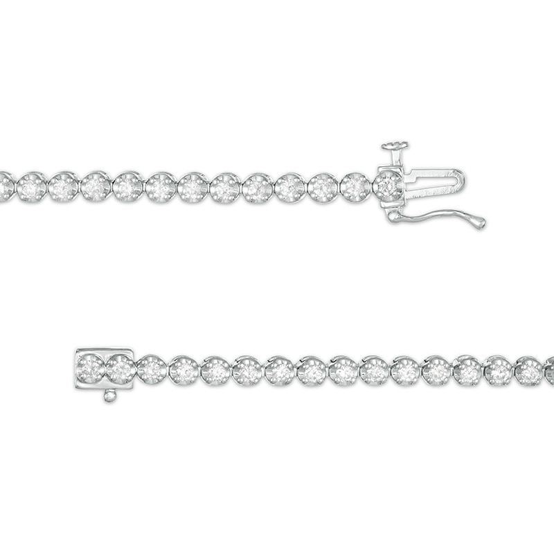 Main Image 2 of Previously Owned - Marilyn Monroe™ Collection 2 CT. T.W. Diamond Tennis Bracelet in 10K White Gold