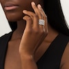 Thumbnail Image 2 of Previously Owned - 1 CT. T.W.  Lab-Grown Diamond Lattice Ring in 14K White Gold (F/SI2)