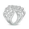 Thumbnail Image 3 of Previously Owned - 1 CT. T.W.  Lab-Grown Diamond Lattice Ring in 14K White Gold (F/SI2)