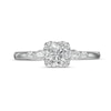 Thumbnail Image 3 of Previously Owned - Vera Wang Love Collection 3/4 CT. T.W. Diamond Clover-Shaped Frame Engagement Ring in 14K White Gold
