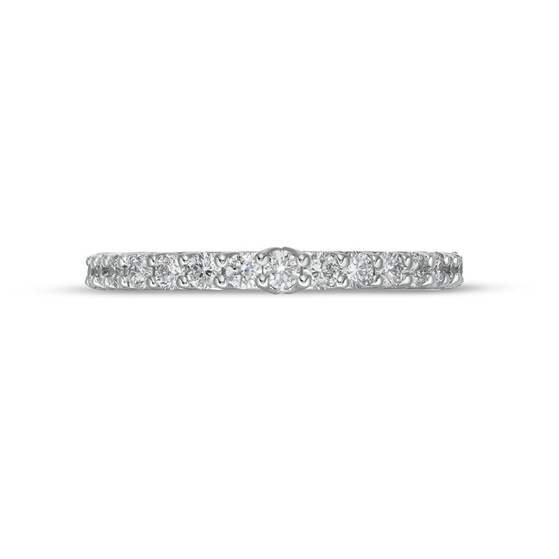 Main Image 4 of Previously Owned - TRUE Lab-Grown Diamonds by Vera Wang Love 1/2 CT. T.W. Anniversary Band in 14K White Gold