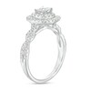 Thumbnail Image 3 of Previously Owned - 1 CT. T.W.  Princess-Cut Lab-Created Diamond Double Frame Engagement Ring in 10K White Gold