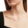Thumbnail Image 2 of Previously Owned - You're the One™ 1/3 CT. T.W.  Lab-Grown Diamond Chevron Necklace in 14K White Gold (F/SI2) – 18.5"