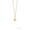 Thumbnail Image 4 of Previously Owned - 1/8 CT. T.W. Lab-Grown Diamond Flower Necklace in 14K Gold – 19.5"