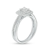 Thumbnail Image 3 of Previously Owned - Celebration Ideal 1 CT. T.W. Princess-Cut Diamond Double Frame Engagement Ring in 14K White Gold