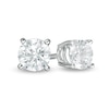 Thumbnail Image 1 of Previously Owned - 1/2 CT. T.W. Lab-Grown Diamond Solitaire Stud Earrings in 14K White Gold (F/SI2)