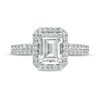 Thumbnail Image 4 of Previously Owned - 2 CT. T.W. Lab-Grown Emerald-Cut Diamond Frame Engagement Ring in 14K White Gold (F/VS2)