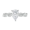Thumbnail Image 4 of Previously Owned - 2 CT. T.W. Lab-Grown Pear-Shaped Diamond Twist Shank Engagement Ring in 14K White Gold (F/VS2)