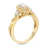 Thumbnail Image 3 of Previously Owned - 5/8 CT. T.W. Marquise Diamond Frame Past Present Future® Twist Shank Engagement Ring in 10K Gold