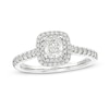 Thumbnail Image 1 of Previously Owned - Celebration Infinite™ 1 CT. T.W. Cushion-Cut Diamond Frame Engagement Ring in 14K White Gold