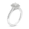 Thumbnail Image 2 of Previously Owned - Celebration Infinite™ 1 CT. T.W. Cushion-Cut Diamond Frame Engagement Ring in 14K White Gold