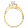 Thumbnail Image 3 of Previously Owned - 1 CT. T.W. Marquise Diamond Bypass Bridal Set in 14K Gold