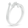 Thumbnail Image 2 of Previously Owned - 1/4 CT. T.W. Diamond Four Stone Bypass Ring in 10K White Gold