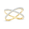 Thumbnail Image 1 of Previously Owned - 3/8 CT. T.W. Diamond Orbit Ring in 10K Gold