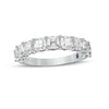 Thumbnail Image 1 of Previously Owned - Vera Wang Love Collection 2-3/8 CT. T.W. Asscher-Cut Diamond Anniversary Band in 14K White Gold