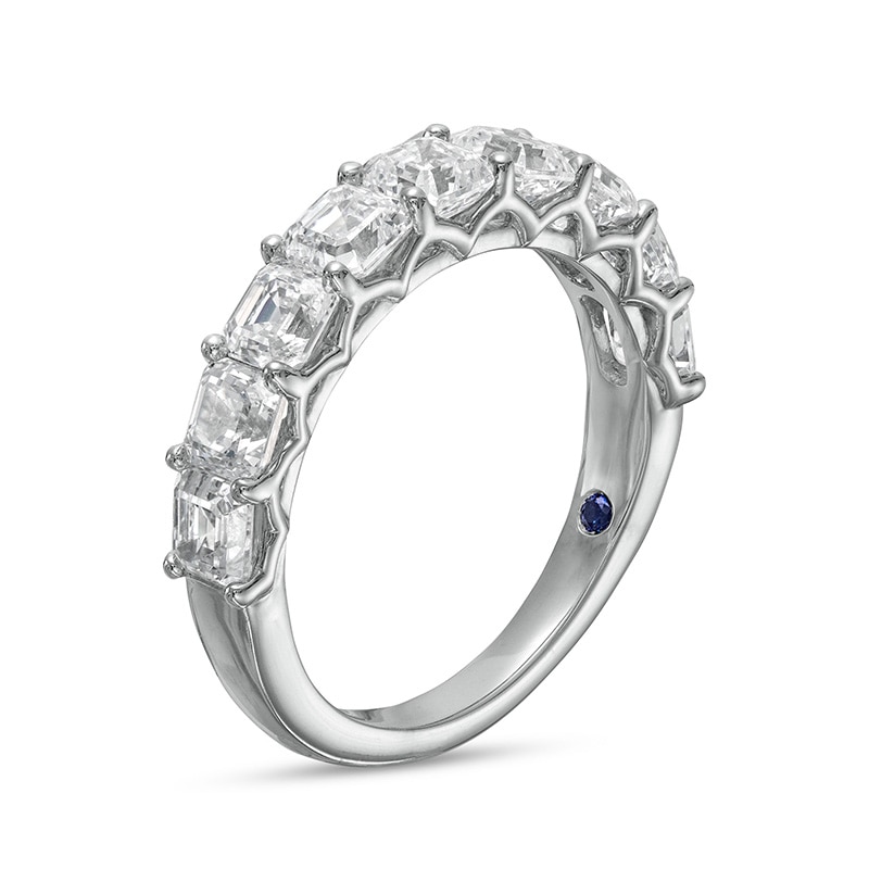 Main Image 2 of Previously Owned - Vera Wang Love Collection 2-3/8 CT. T.W. Asscher-Cut Diamond Anniversary Band in 14K White Gold