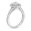Thumbnail Image 3 of Previously Owned - 1-1/2 CT. T.W. Lab-Grown Diamond Cushion Frame Engagement Ring in 10K White Gold (F/SI2)