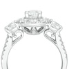 Thumbnail Image 3 of Previously Owned - Love's Destiny by Peoples 2 CT. T.W.  Diamond Three Stone Engagement Ring in 14K White Gold (I/I1)