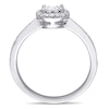 Thumbnail Image 3 of Previously Owned - 1/3 CT. T.W. Diamond Frame Engagement Ring in Sterling Silver
