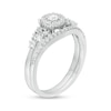 Thumbnail Image 3 of Previously Owned - 1/2 CT. T.W. Diamond Frame Bridal Set in 10K White Gold