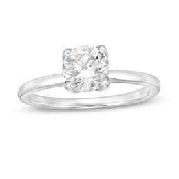 Previously Owned - 1 CT. T.W. Diamond Solitaire Engagement Ring in 18K White Gold (I/VS2)