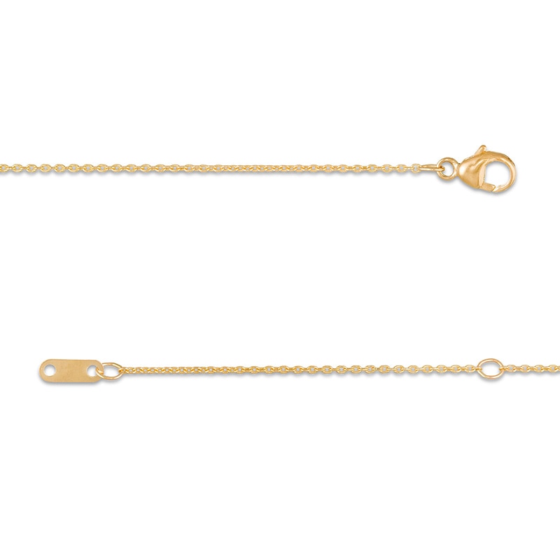 Main Image 3 of Previously Owned - Remixed Reimagined 1/5 CT. T.W. Diamond Horizontal Bar Necklace in 10K Gold